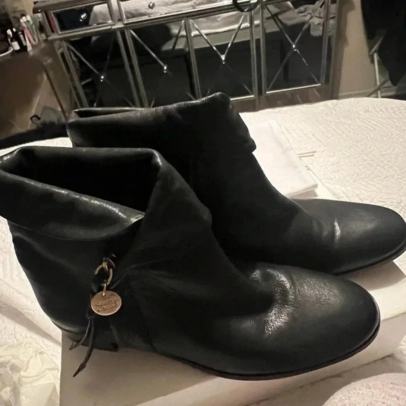 See by Chloe Masha Bootie in Black Leather-Size 8 1/2 - Picture 3 of 7
